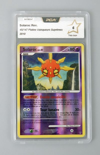 null SOLAROC Reverse
Platinum Block Supreme Winners 45/147
Pokémon Card PCA 6/10