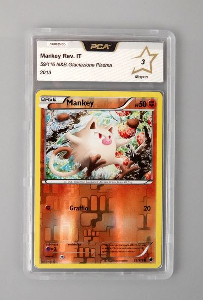 null MANKEY Reverse IT
NB Block Plasma Glaciation 59/116
Pokémon card PCA 3/10