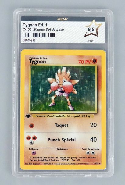null TYGNON Ed 1
Wizards Block Basic Set 7/102
Pokémon Card PCA 9.5/10