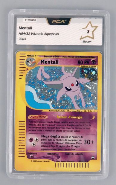 null MENTALI
Wizards Aquapolis Block H9/H32
Pokémon Card PCA 3/10