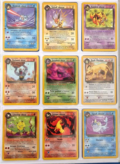 null TEAM ROCKET
Bloc Wizards
Ensemble comprenant le Full set des cartes rares, peu...