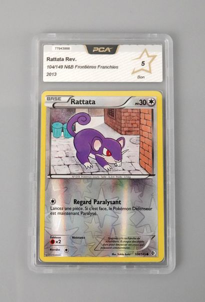 null RATTATA Reverse
Block NB Crossed Borders 104/149
Pokémon card PCA 5/10