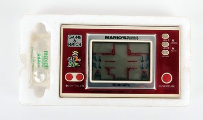 null MARIO’S CEMENT FACTORY
Game and Watch
1983 modèle ML 102
Très bon état, livret,...