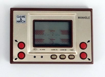 null MANHOLE
Game and Watch
1981 modèle MH 06
Etat moyen, jeu non fonctionnant
