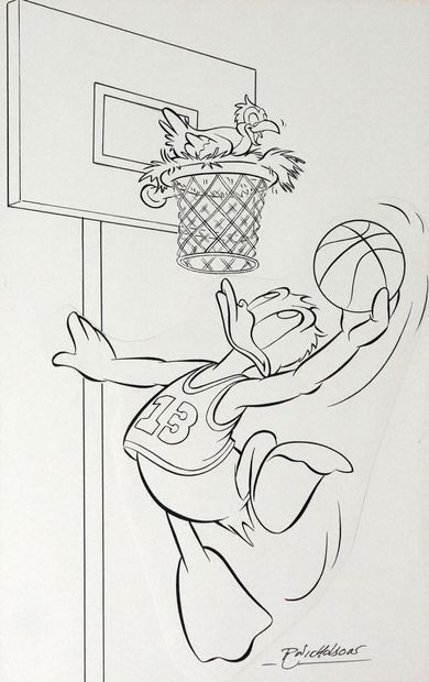 null DISNEY (Studios)
NICHOLSON R.
Donald jouant au basket
Couverture de Micky Maus...