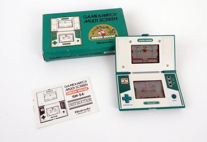 null GREEN HOUSE
Game and Watch
1982 modèle GH 54
Très bon état, livret, boîte, jeu...