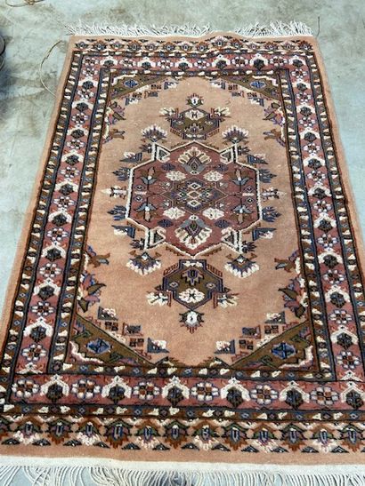 null Pakistani carpet (warp, weft and wool pile), recent

Dimensions : 120 x 80 ...