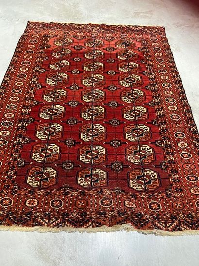 Bukhara Tekké carpet (warp, weft and wool...