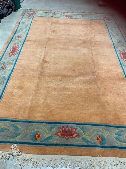 Nepalese carpet (warp, weft and wool pile),...