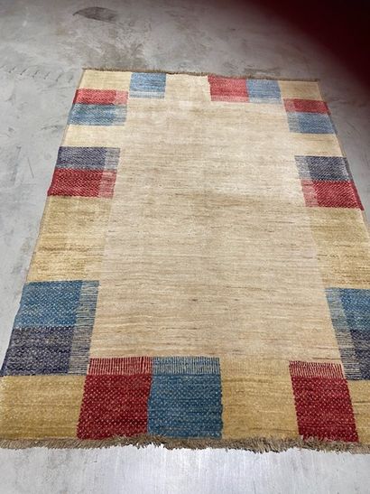 Gabbeh carpet (warp, weft and wool pile),...