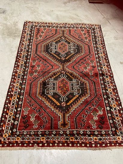 Shiraz carpet (warp, weft and wool pile),...