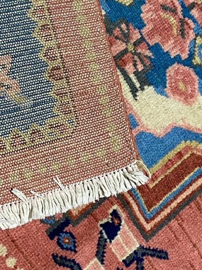 null Kurdish carpet (cotton warp and weft, wool pile), Northwest Persia, second half...