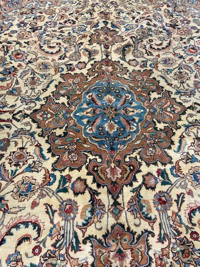 null Tebriz carpet (cotton warp and weft, wool pile), Northwest Persia, circa 1940-1950

Dimensions...