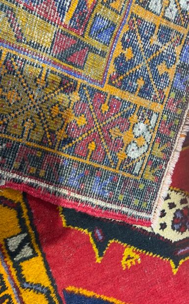 null Anatolian carpet (warp, weft and wool pile), Western Turkey, second half of...