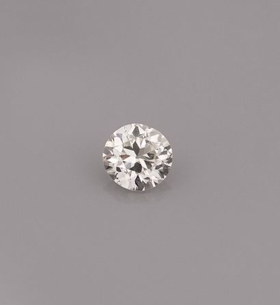 null Diamant sur papier pesant 2,49 carats, 750 MM, dans son pli pré-certificat du...