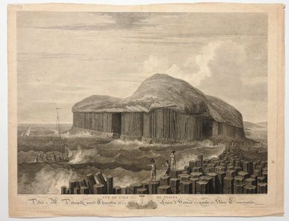 null Joseph-Auguste KNIP (1777-1847) d'après
Vue de l'Ile de Staffa ( grotte de Fingal...
