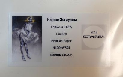 null Hajime Sorayama, d'après 
Sexy Robot 
Portant une signature en bas à droite...
