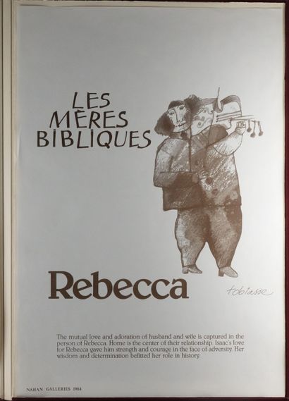 null Théo TOBIASSE (1927-2012)
Les Mères bibliques, 1984.
Album de 3 lithographies...