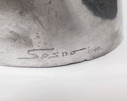 null Sacha SOSNO (1937-2013)
Apollon oblitéré, 2000
Sculpture en aluminium
Signée...