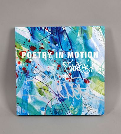 null JonOne, 
Poetry in motion, 2019
Livre dédicacé sur la page de garde
26 x 25,5...