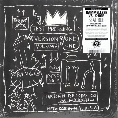 null Jean Michel Basquiat, d'après
Beat Bop
Impression sur disque vinyle 33 tours...