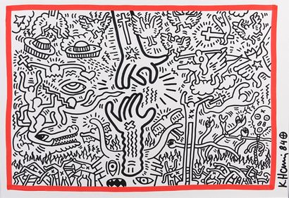 null Keith Haring, after
Untitled, 1984
Felt pen drawing signed and dated lower right....