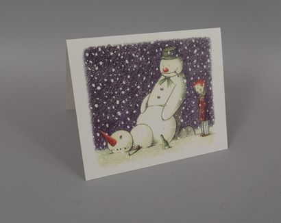 null Banksy, after
Rude Snowman, 2005
Print on paper, postcard with signature on...