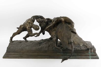 null Antoon Amorgasti (1880-1942)
The Abduction of Europe, 1919
Bronze proof with...