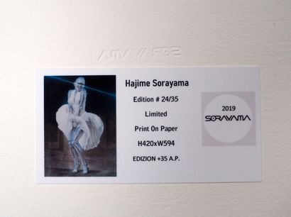null Hajime Sorayama, based on 
Sexy Robot
Print on paper bearing a signature in...