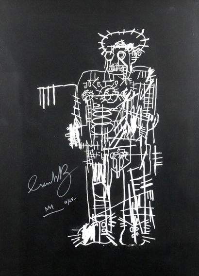 null Jean-Michel Basquiat, after
Standing figure, 1982
Print on paper with signature...