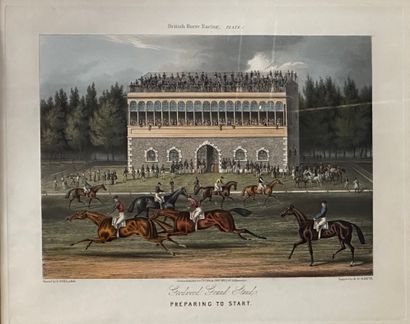 null James Pollard (1797-1867), after
Scenes of races
Suite of 4 prints in color
36...