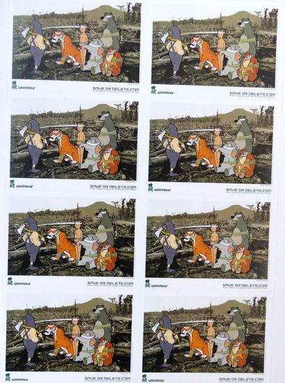 null Banksy, d'après
Greenpeace/ Save or delete, 2002
Impression sur papier recyclé...
