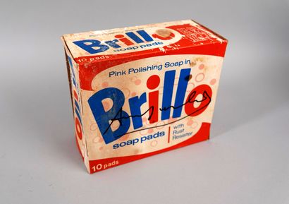 null Andy Warhol, d'après
Boîte Brillo 10 soap pads
Porte une signature
7 x 16 x...