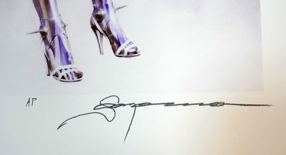 null Hajime Sorayama, d'après 
Sexy Robot 
Portant une signature en bas à droite...