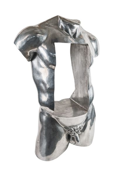 null Sacha SOSNO (1937-2013)
Obliterated Apollo, 2000
Aluminum sculpture
Signed and...