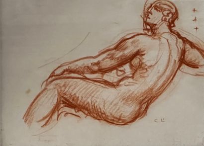 null School of the beginning of the XXth century
Academic nude
Sanguine on paper...