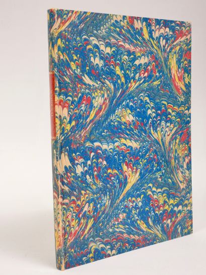 null The Art of the Turner. Album in-4 marbled cardboard of the XIXth century. Text...