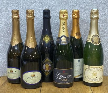 null 6 bottles. MISCELLANEOUS WINES - FOR SALE AS IS including a Champagne LANSON

Expert...
