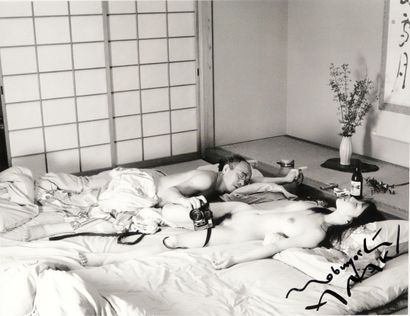 null Nobuyoshi Araki
Portrait of the artist with one of his models
Photographic print...