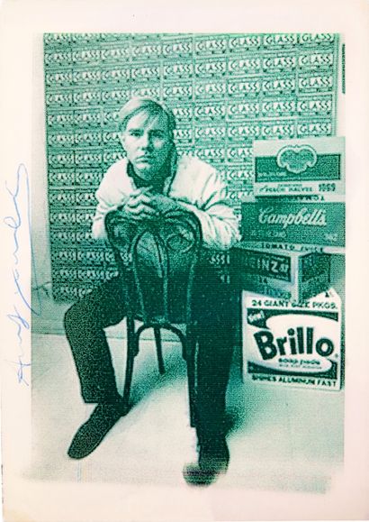 null Andy Warhol, after
Portrait
Photographic print with dry stamp of the signature...