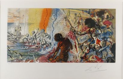 null Salvador DALI (1904-1989)
La Pêche au thon, 1971-1972.
Lithographie sur papier.
Signée...