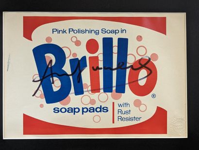 null Andy Warhol, d'après
Brillo soap pads
Impression offset
Cachet à sec en bas...