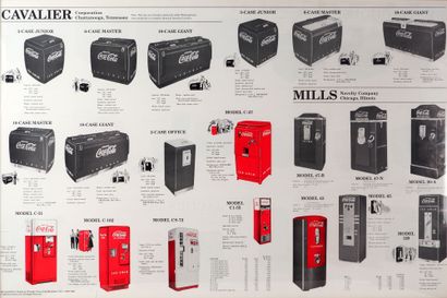null Coca Cola
Framed double-sided poster representing the brand's refrigerated devices...
