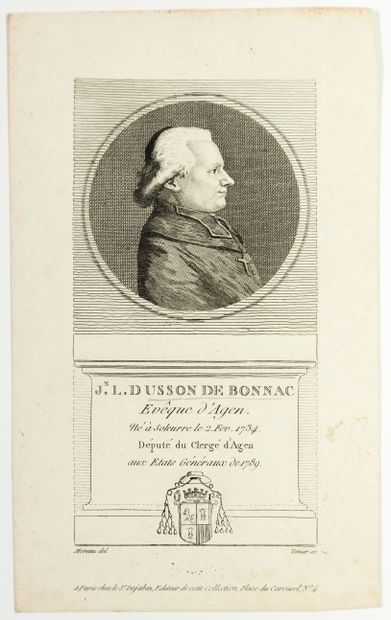null Jean Louis D’USSON DE BONNAC, Évêque d’AGEN, Député du Clergé d’AGEN aux États-Généraux...