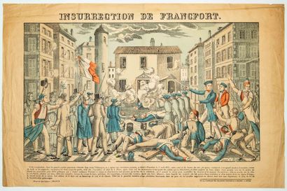 null ALLEMAGNE. « INSURRECTION DE FRANCFORT. » le 3 Avril 1833. Image de la Fabrique...