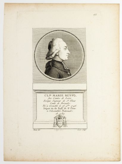 null Claude Marie RUFFO, Des Comtes de LA RIC, Évêque, Seigneur de Saint-Flour, Comte...