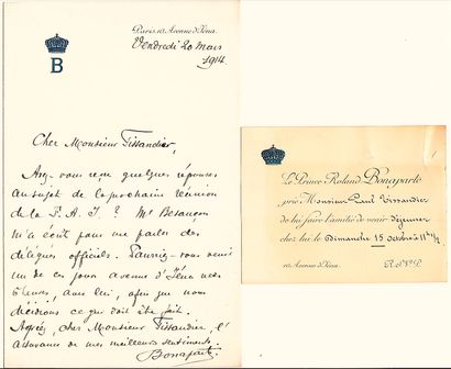 null Prince Roland BONAPARTE (1858-1924). Géographe et Botaniste Français, Écrivain,...