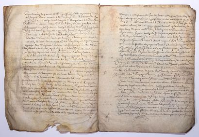 null MANCHE. Extrait des registres du Conseil d’état, 4 Août 1667, concernant une...
