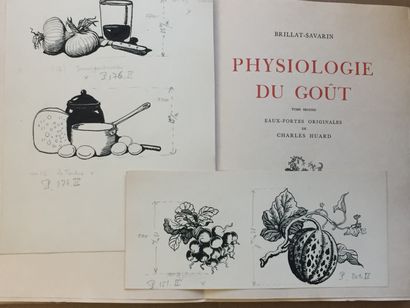 null GASTRONOMIE - BRILLAT-SAVARIN: Physiologie du goût. Piazza, s.d. 2 volumes in-4...