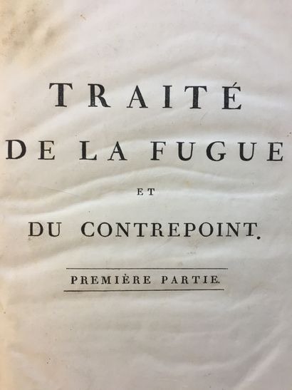 null MARPURG (F.-W.): Traité de la fugue et du contrepoint. Two parts in one volume....
